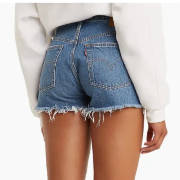 Levi's 501® Original Cutoff Shorts - Oxnard Athens Mid - 34 (18) - Picture 2 of 12